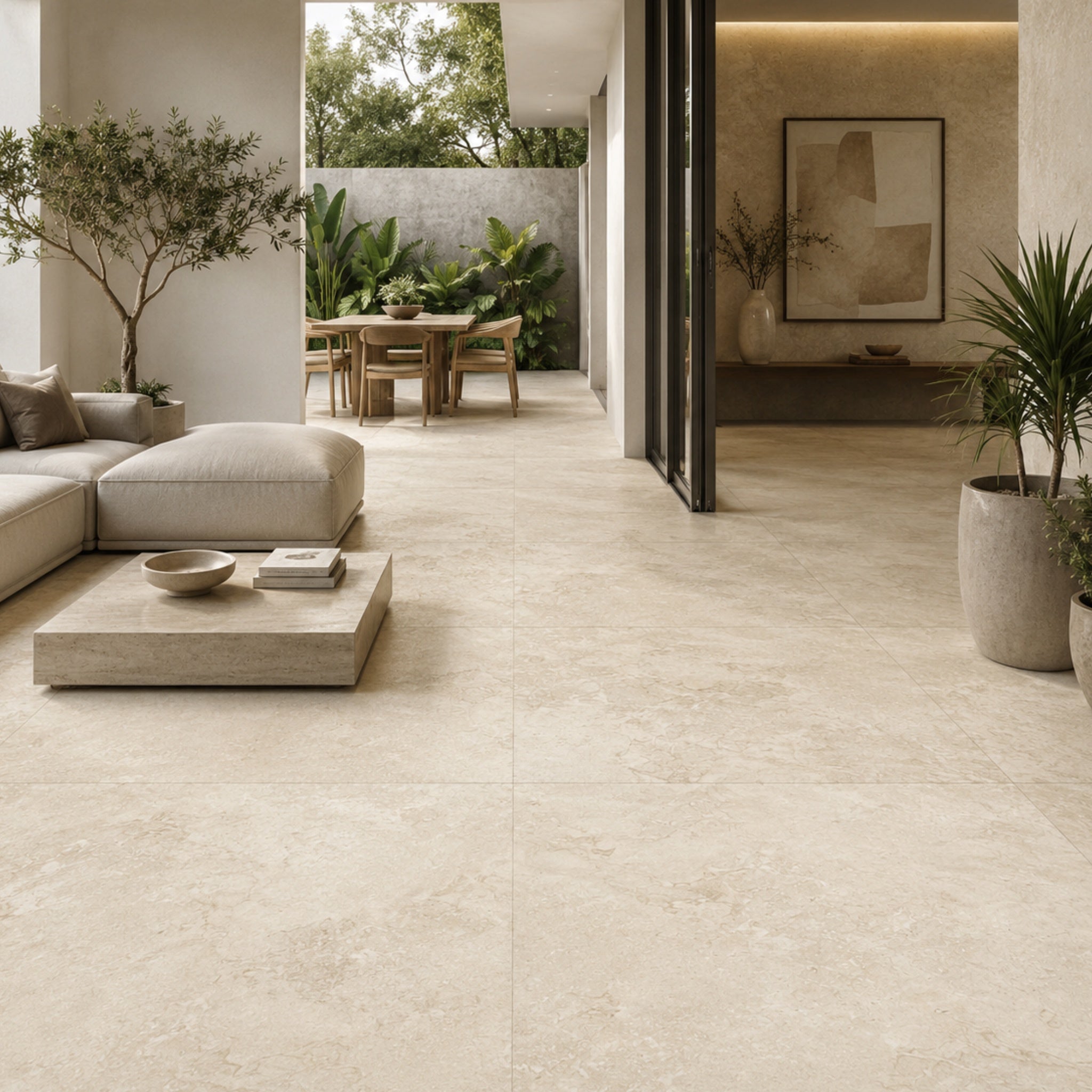 ROCKSTONE BEIGE 100X100 INOUT MATE RECT