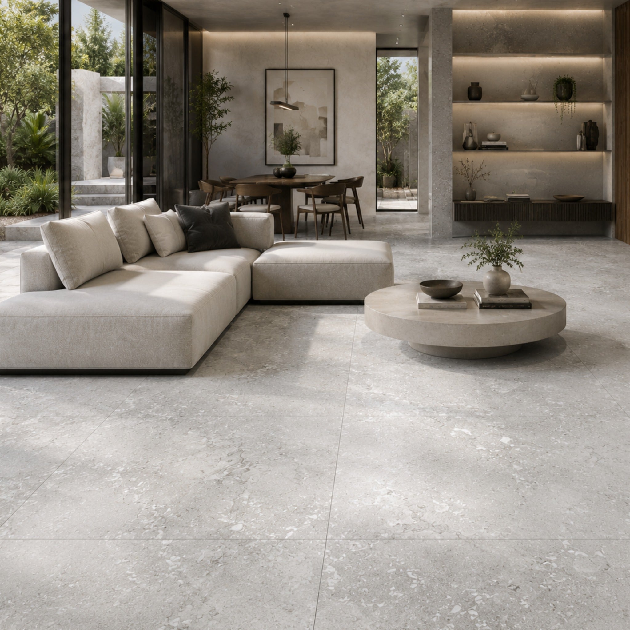ROCKSTONE PERLA 100X100 INOUT MATE RECT