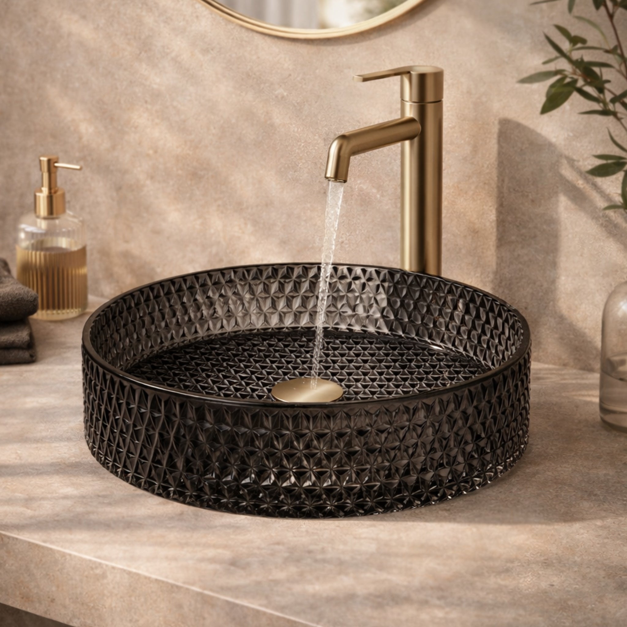 LAVAMANOS VESSEL TORMES NEGRO