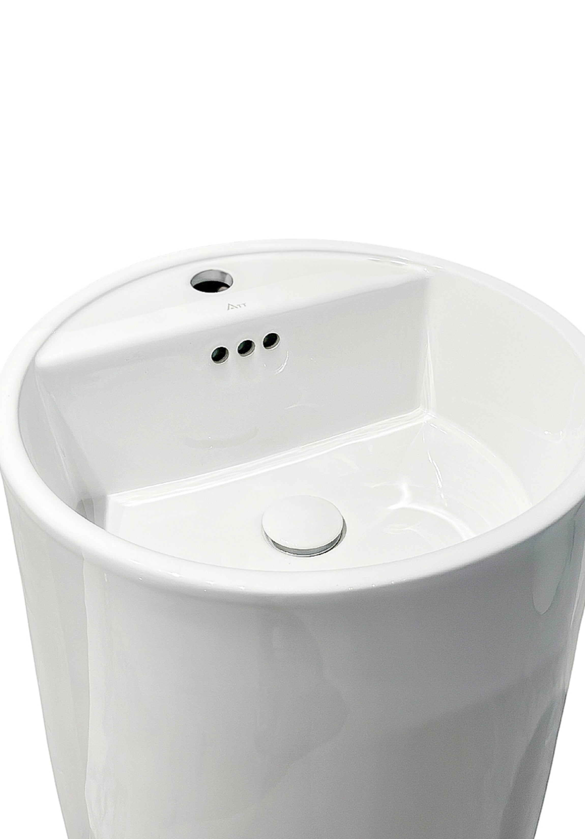 LAVAMANOS PEDESTAL ETNA BLANCO BRILLANTE