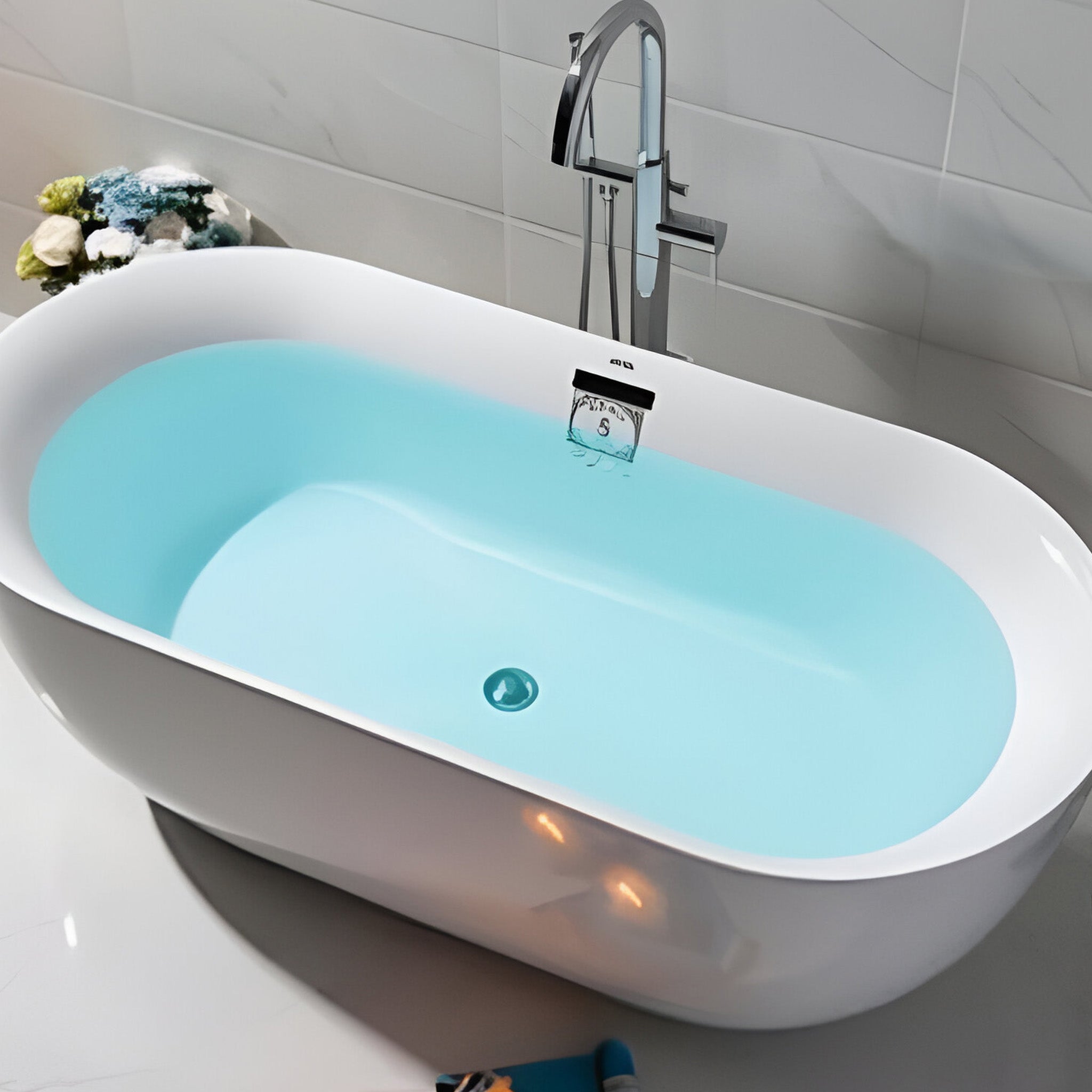 TINA BUBBLE IRAZU BLANCA 1700X800X580 MM