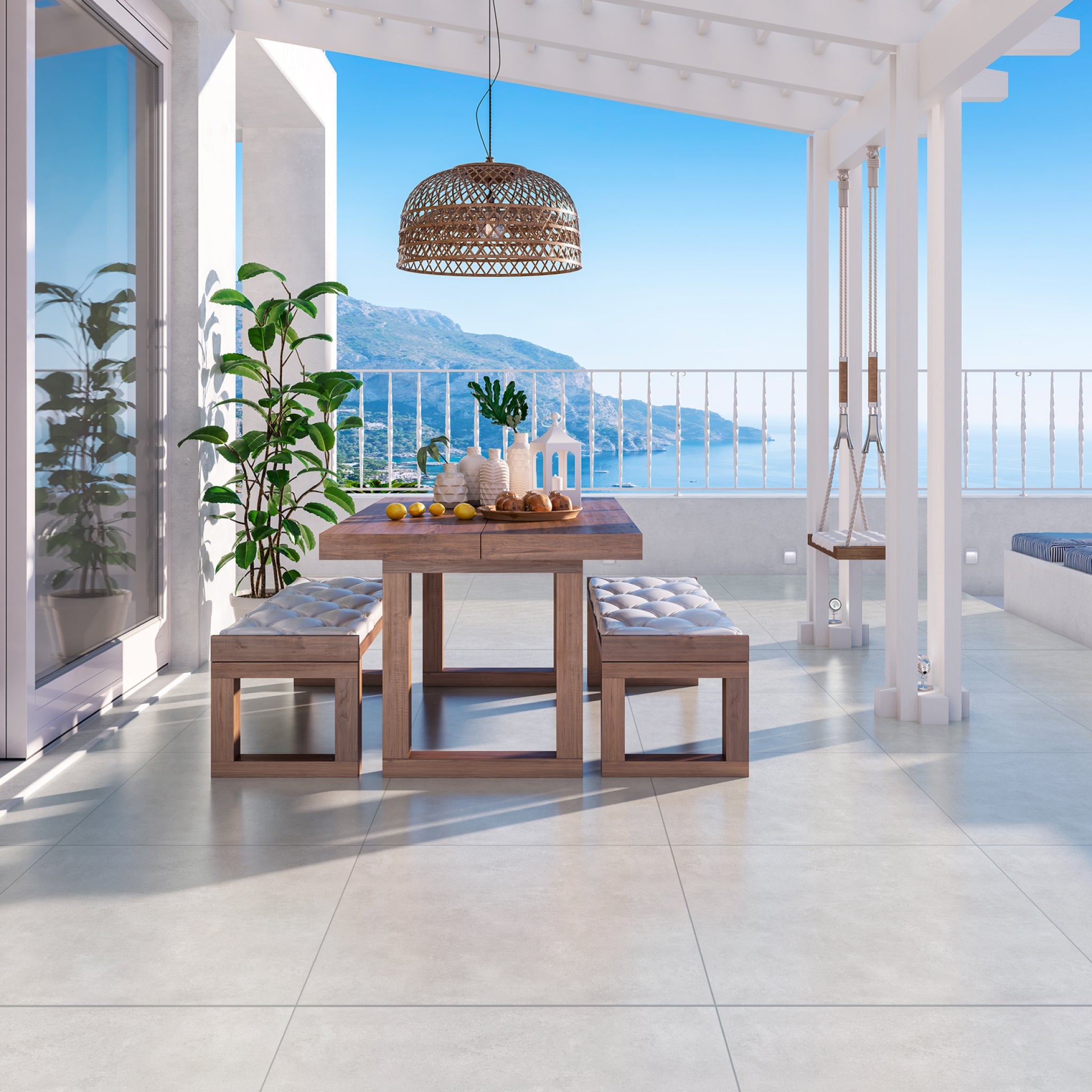 YORK GRIS 86X86 RUSTICO RECT