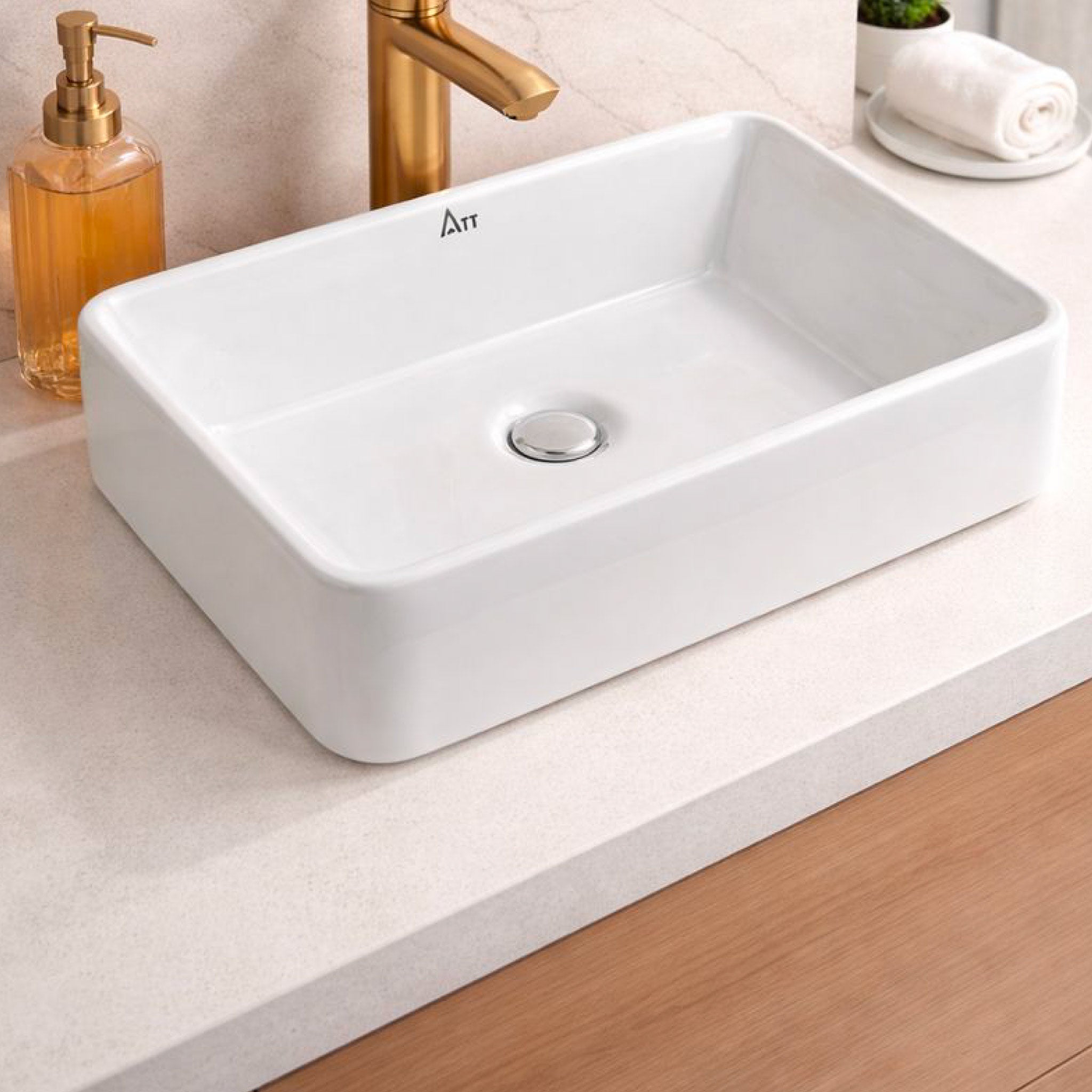 LAVAMANOS VESSEL RETTANGOLO II 400x300x1