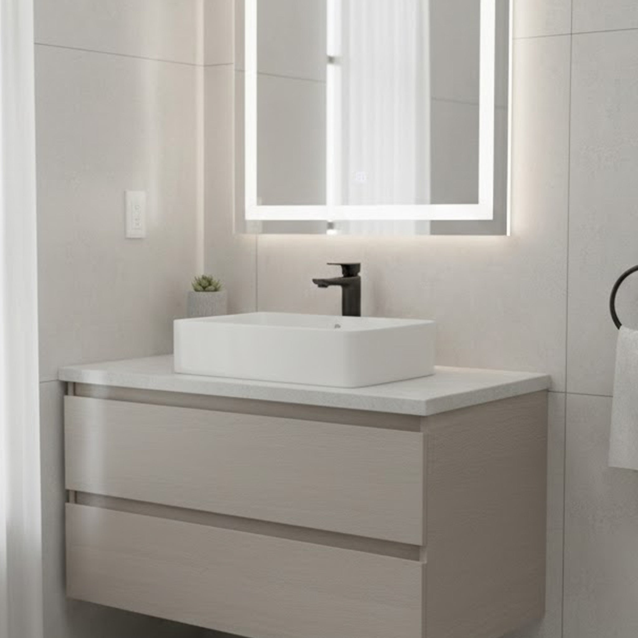 LAVAMANOS VESSEL QUATTRO II 360x360x130