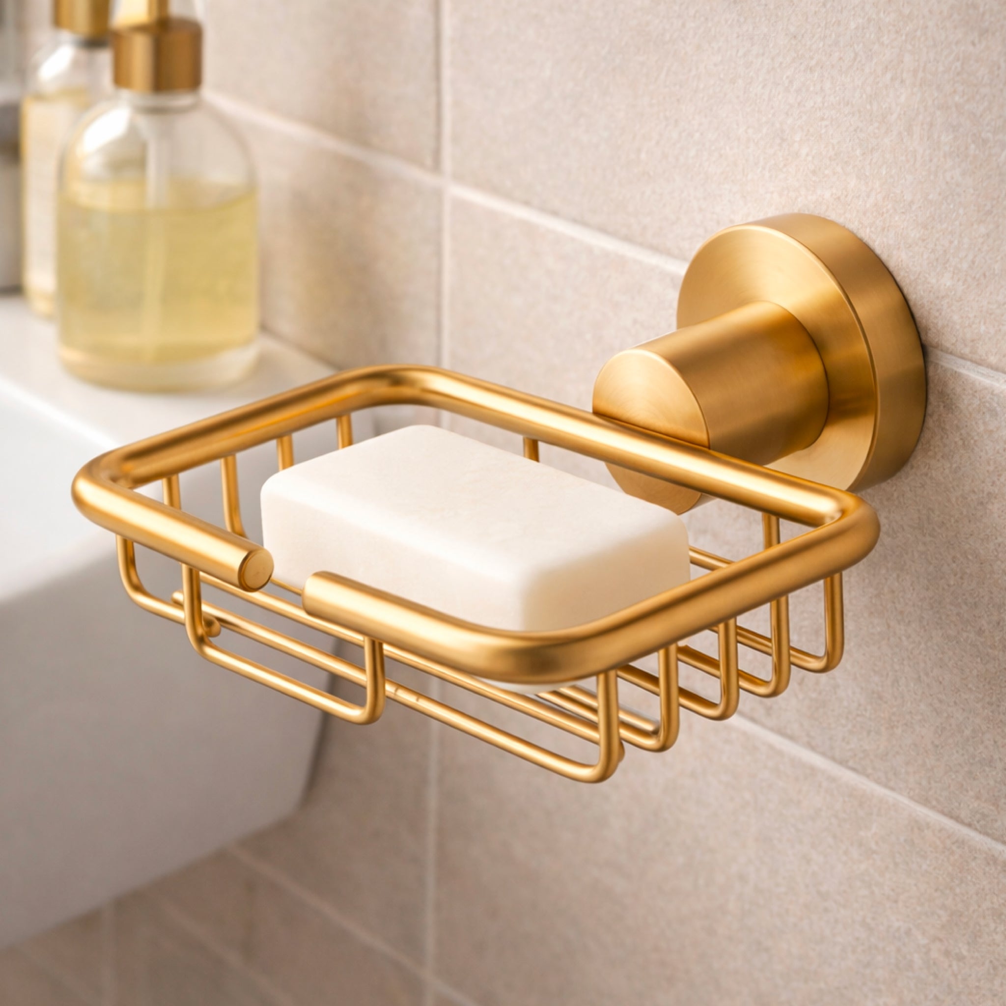 JABONERA RAGAZZO DORADO BRUSHED