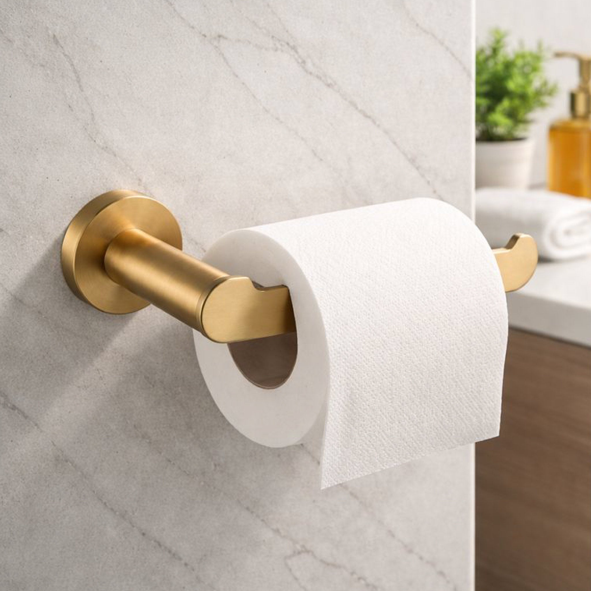 PORTAPAPEL RAGAZZO DORADO BRUSHED