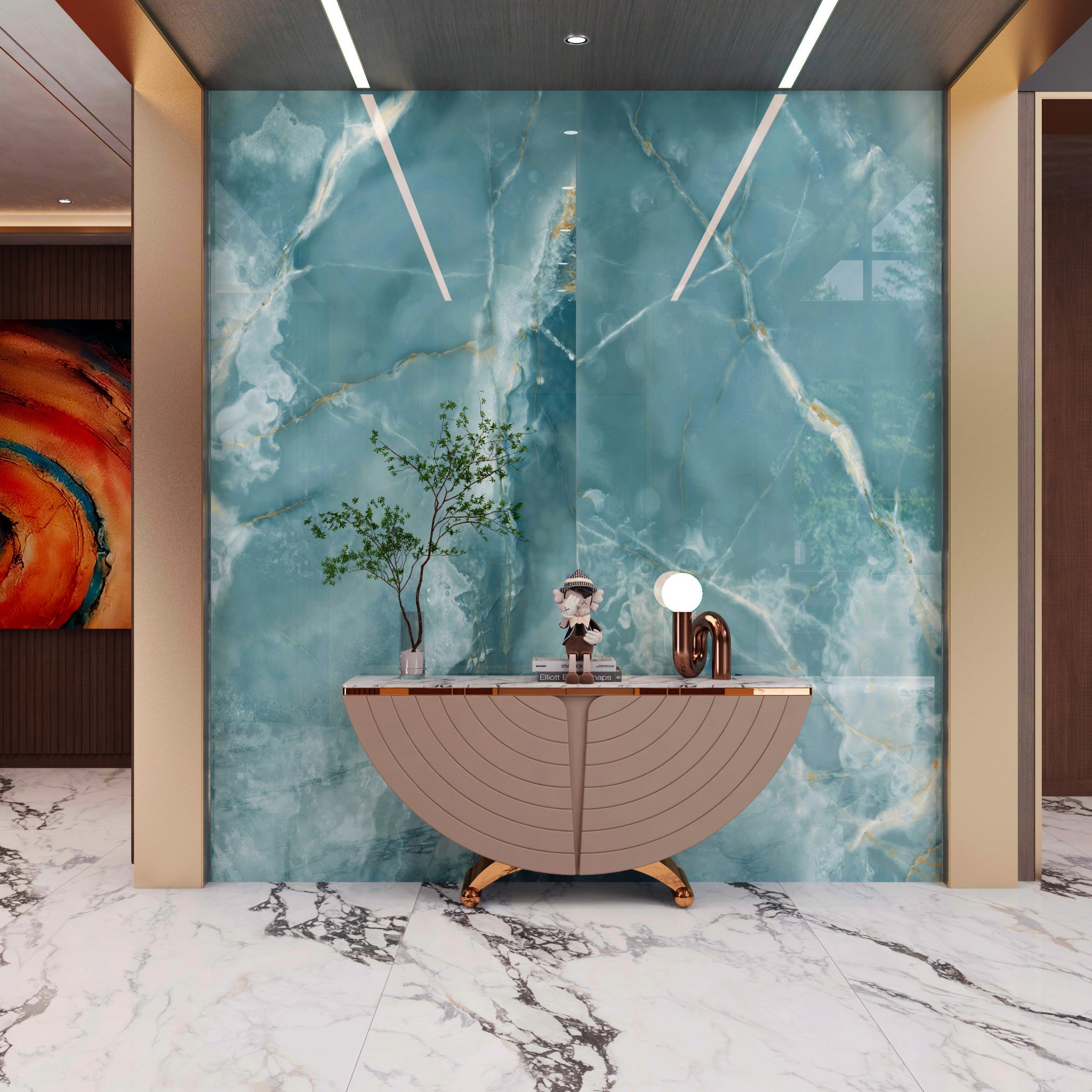 GREEN PINE JADE 120X300 9MM BRILLANTE RE
