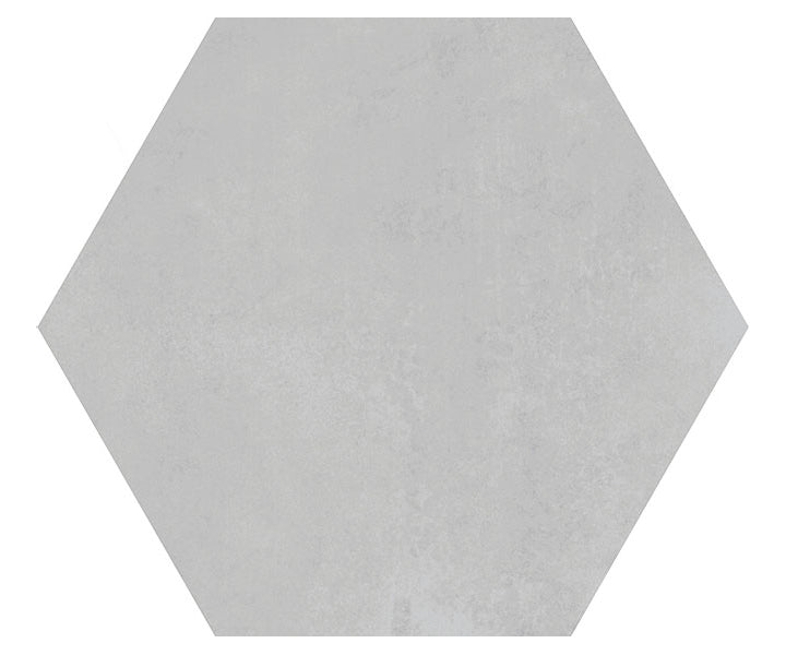 HEXAGONO SINGLE LIGHT GREY 20X23 MATE