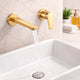 GRIFERIA A PARED RAGAZZO DORADO BRUSHED
