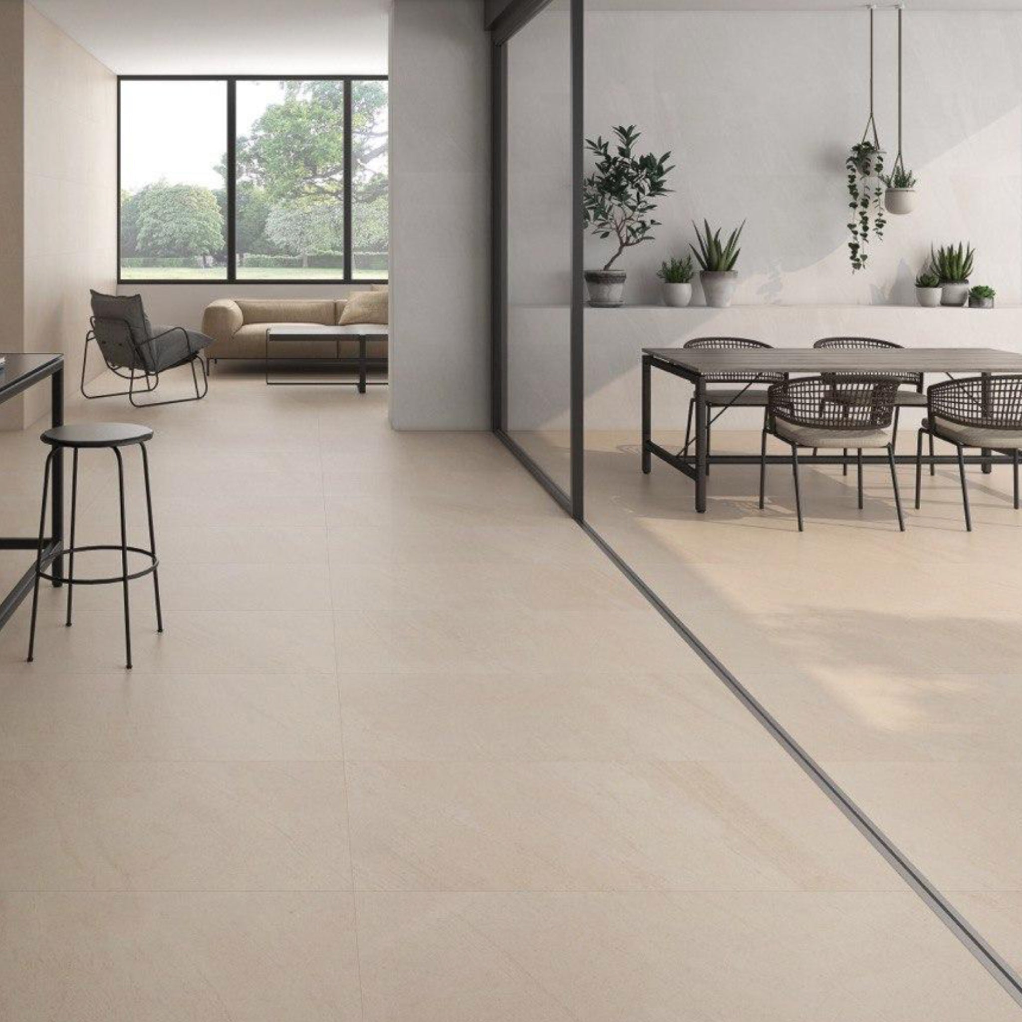 Basaltine Sabbia Texturizado | Porcelanato para Piso - Attmosferas