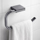 TOALLERO ARO SABLE GUN METAL