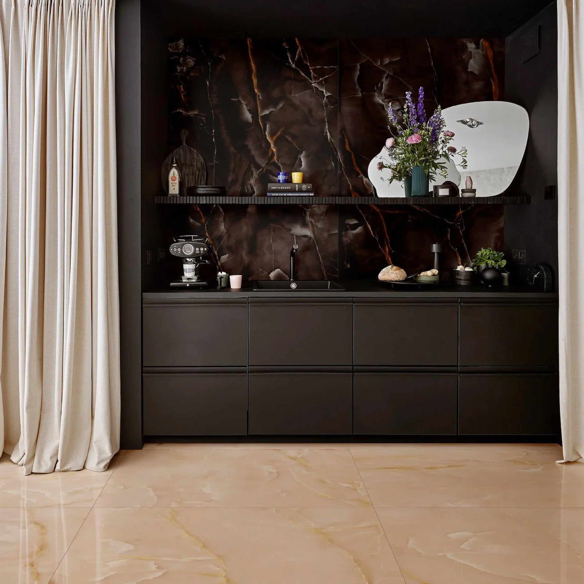 GRA MARBLE LOOK ONICE NERO LX 120X278 RT