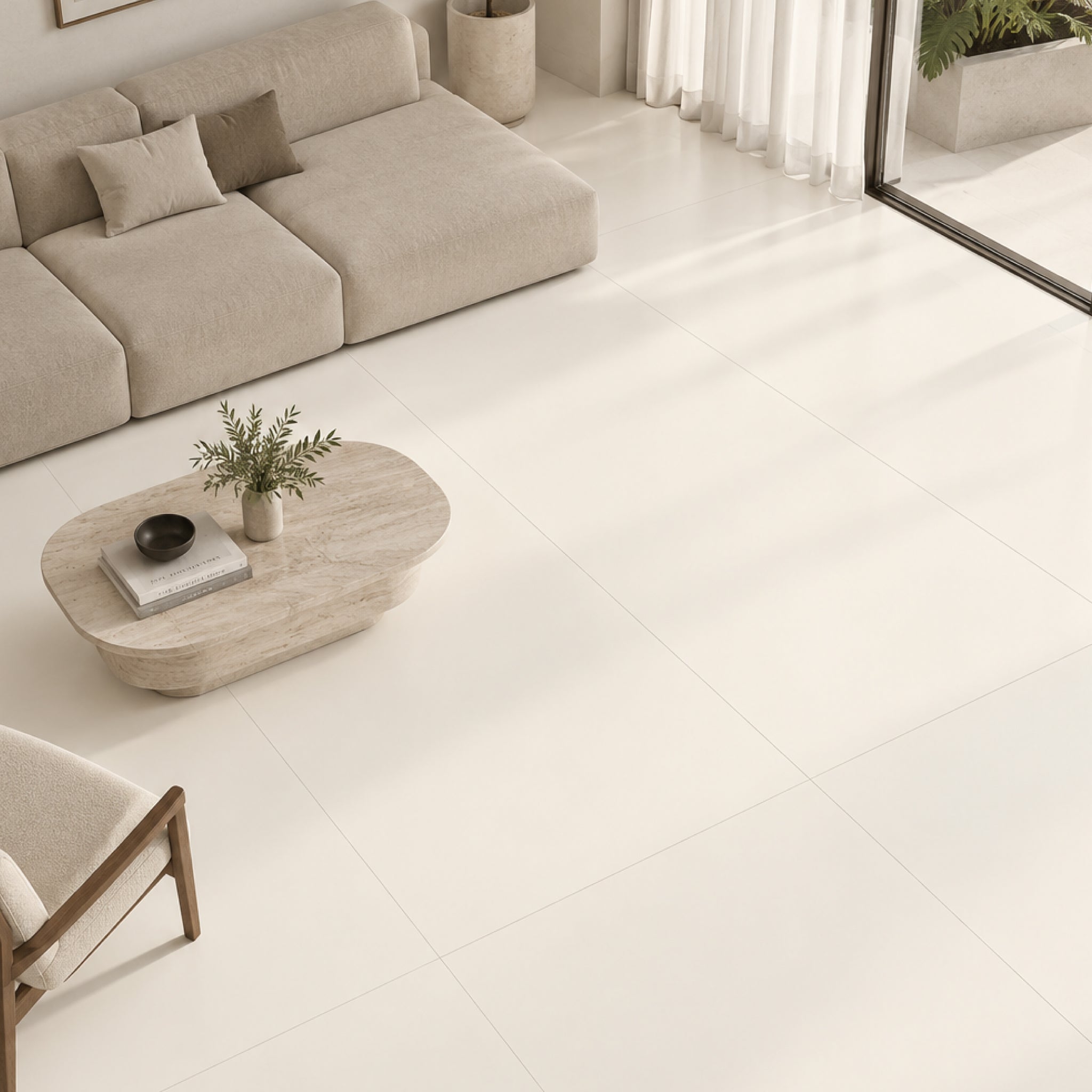 CEMENT PEARL WHITE 120X270/12MM MATE