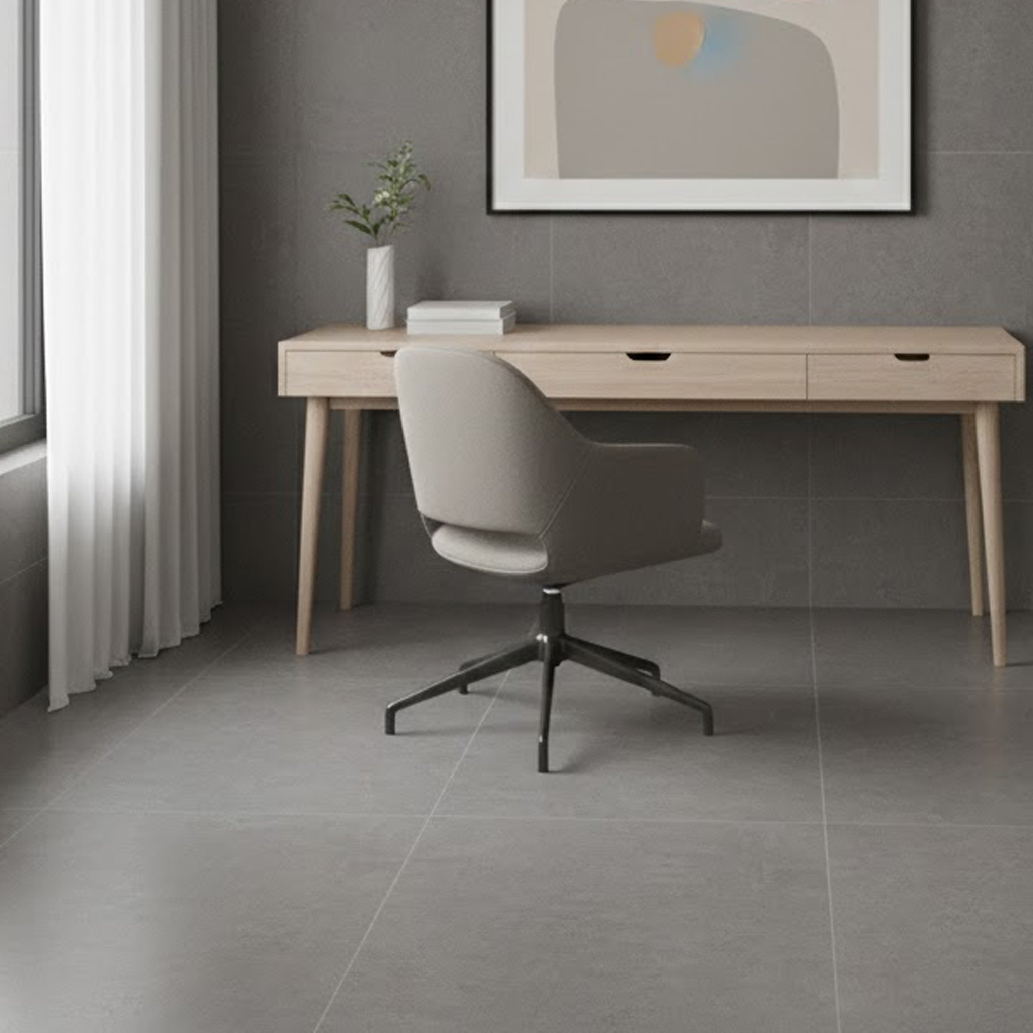 SALT&PEPPER MEDIUM GREY 60X60 PULIDO