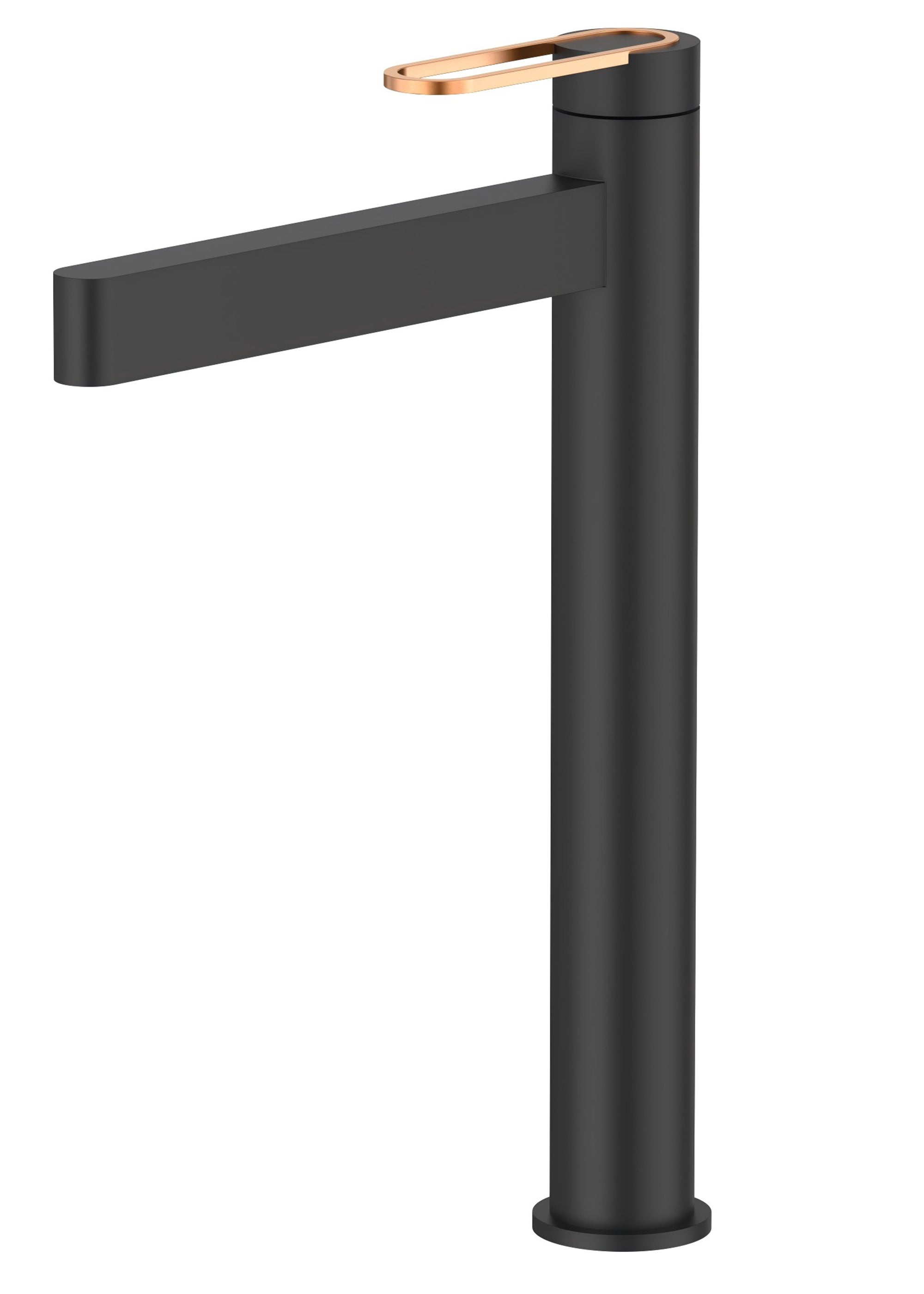 GRIFERIA LAV ALTA MIRAGGIO NEGRO-ORO ROS