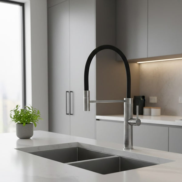 GRIFERIA COCINA LUMIA GUN METAL