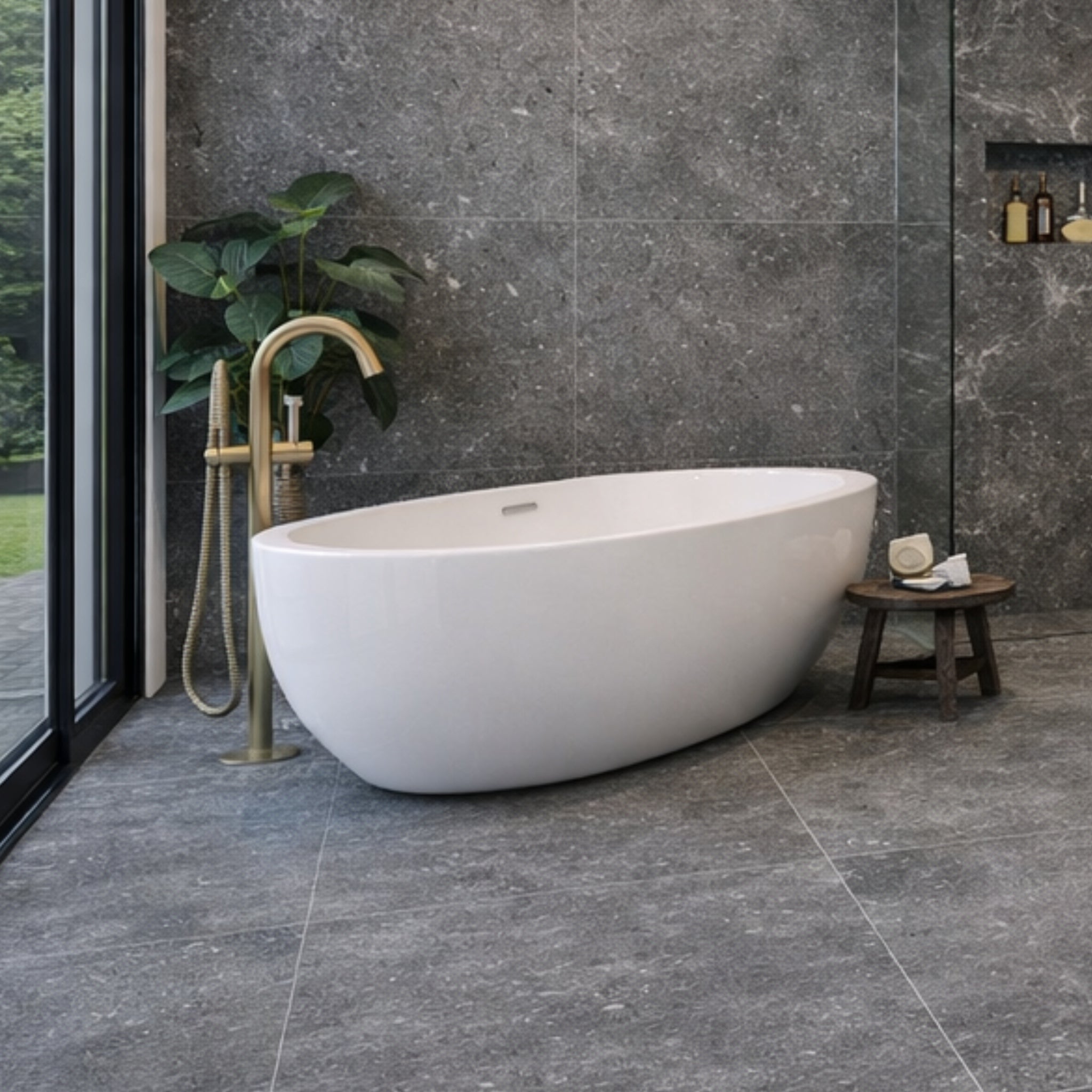 PEBBLE MID GREY 60X120 MATE
