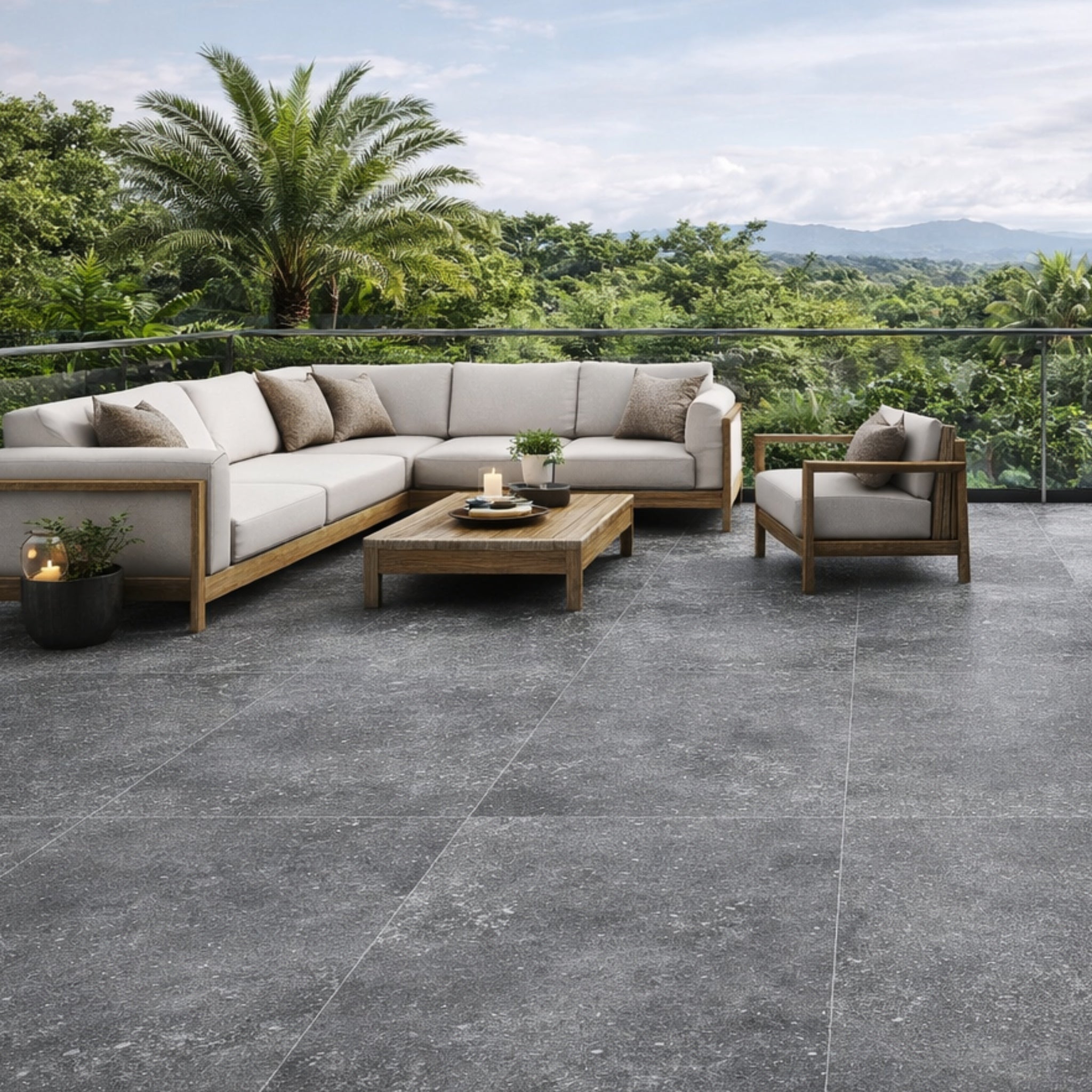 PEBBLE DARK GREY 60X120 MATE