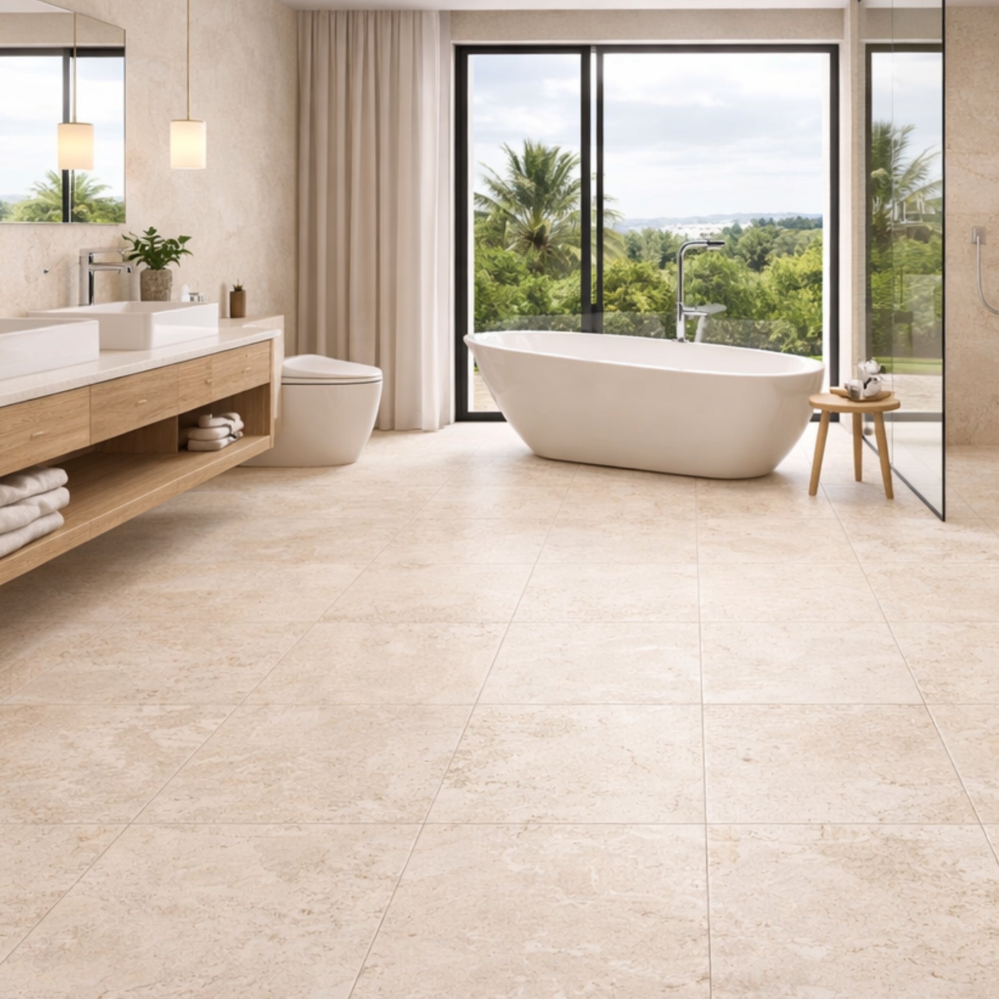 SANTA MONICA BEIGE 100X100 RECT